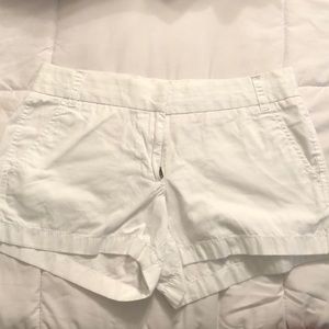 J Crew white Chino shorts